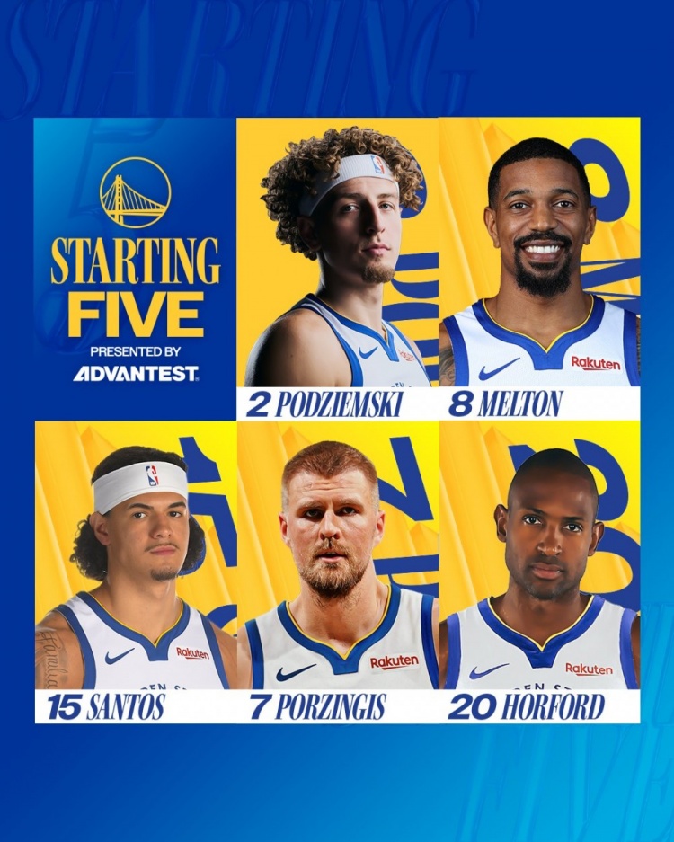 开云官网-追梦缺阵！勇士首发：波杰姆、梅尔顿、桑托斯、霍福德、波津